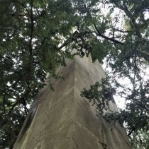 Conservatory chimney, detail, January 2021